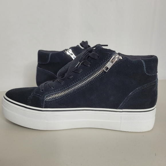 Steve Madden Gryphon Suede Leather Platform Sneaker - 8.5 - Picture 2 of 13